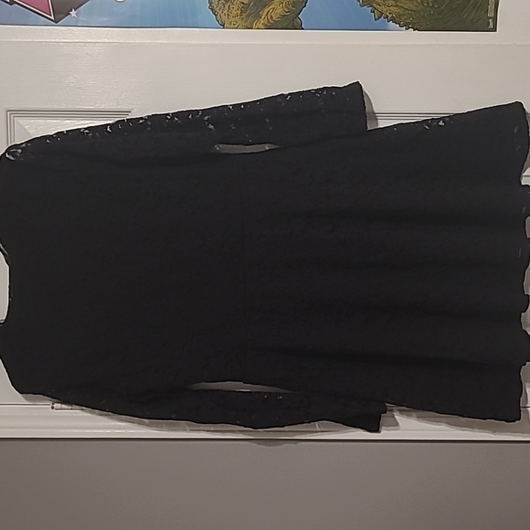 Black Lacey V-Neck Dress From H&M - Picture 5 of 7